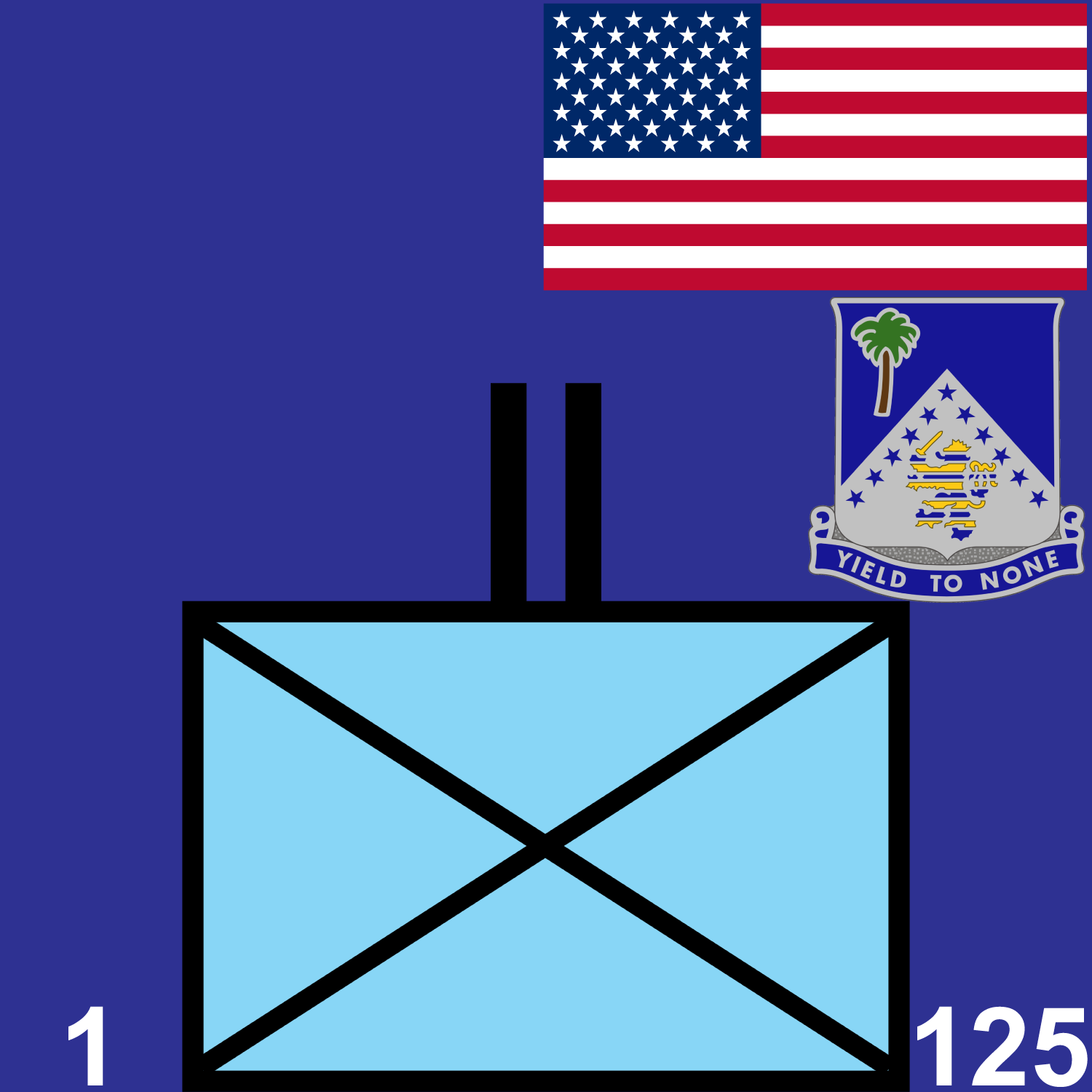 1st Battalion, 125th Infantry Regiment icon